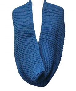 Wrapables Solid Color Thick Knitted Winter Warm Infinity Scarves (Variety Of Colors)