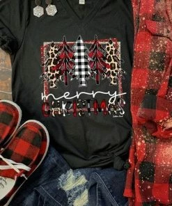 The Market Place HOLIDAY APPAREL Merry Christmas Trees