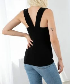 LOVESTITCH RESORT APPAREL Bamboo Micro Rib Sleeveless Tank Top