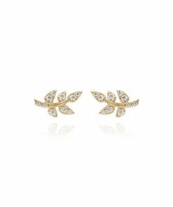 Chloe + Isabel JEWELRY Petits Bijoux Leaf Stud Earrings