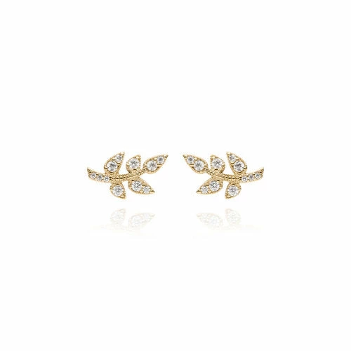 Chloe + Isabel JEWELRY Petits Bijoux Leaf Stud Earrings 1 Chloe + Isabel JEWELRY Petits Bijoux Leaf Stud Earrings