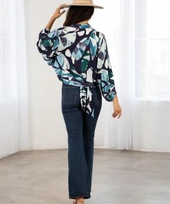 LOVESTITCH RESORT APPAREL Riptide Watercolor Kimono Top 12 LOVESTITCH RESORT APPAREL Riptide Watercolor Kimono Top