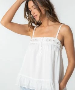 LOVESTITCH Holmby Crochet Tank Top