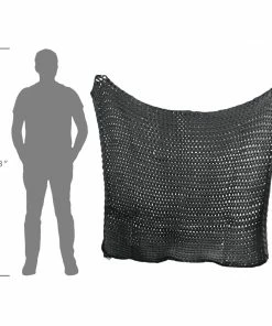 Donna Sharp HOLIDAY APPAREL Chunky Knit Throw Blanket - Charcoal