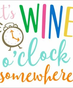 Soiree-sisters Cocktail Napkins; Wine O'Clock-20ct