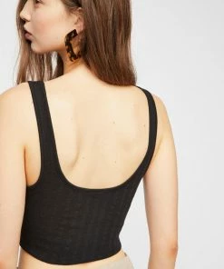 Free People Atlas Crop- Black
