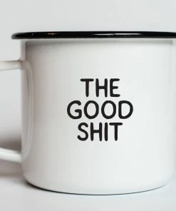 Swag Brewery THE GOOD SHIT - ENAMEL CAMPFIRE MUG Home & Beauty