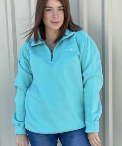 The Market Place LAKE LIFE Comfort Colors LAKE LBJ 3/4 Zip Sweatshirt