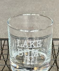The Market Place Home & Beauty Etched Stemless Cocktail Glass - LAKEBUM