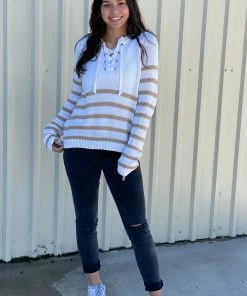 Wooden Ships PALMER LACED TOP COTTON RESORT APPAREL