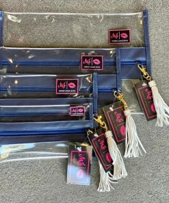 Makeup Junkie In The Clear Blue BAGS