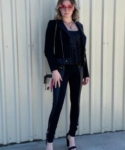 A.Z.I. AZI BRIANNA Moto Pants RESORT APPAREL