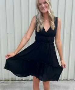 LOVESTITCH Bohemian Sleeveless Tank Hi Low Knee Length Dress