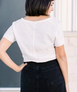 XCVI Organic Scoop Neck Tee