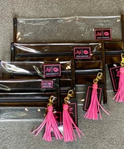 Makeup Junkie BAGS In The Clear Black