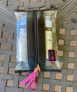 Makeup Junkie BAGS In The Clear Black