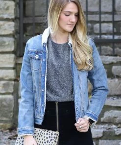 Carreli SHERPA JEAN JACKET CLASSIC FIT