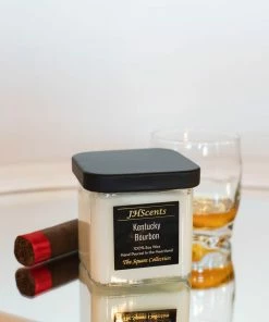 JHScents Candles Kentucky Bourbon Square