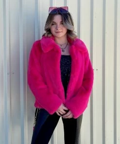 A.Z.I. RESORT APPAREL Carmen Faux Fur Jacket