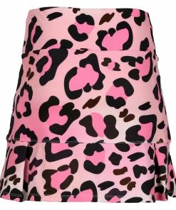 Millie Rose Designs Pink Leopard Golf And Tennis Skort