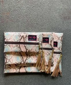 Makeup Junkie Bag - Viper Blush BAGS