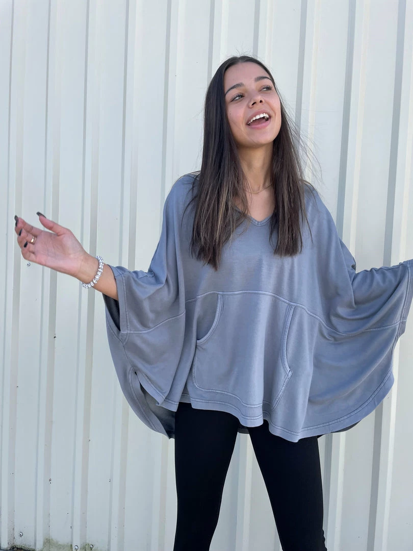 XCVI CALLUM PONCHO 3 XCVI CALLUM PONCHO