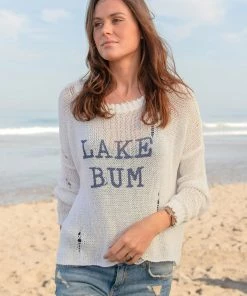 Wooden Ships LAKE BUM CREW COTTON RESORT APPAREL