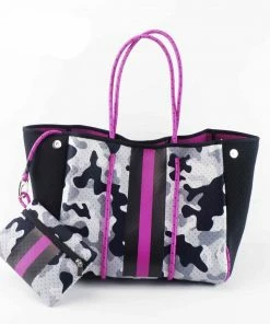 Threaded Pear Neoprene Tote & Zipper Pouch- Taylor LAKE LIFE