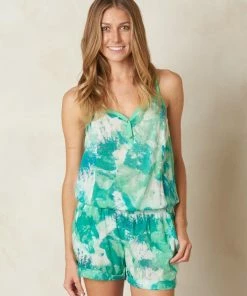 Prana Skirts & Dresses Sylvia Romper - LIGHT JADE