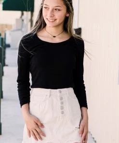 XCVI SPECKLE SCOOP NECK TEE